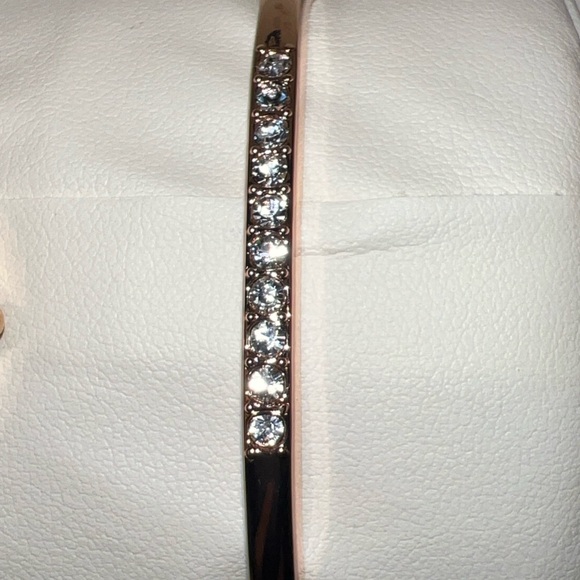 Anne Klein Watch & 1 Bracelet Set w/ Swarovski Crystals, Mother of Pearl N I B - Picture 5 of 10